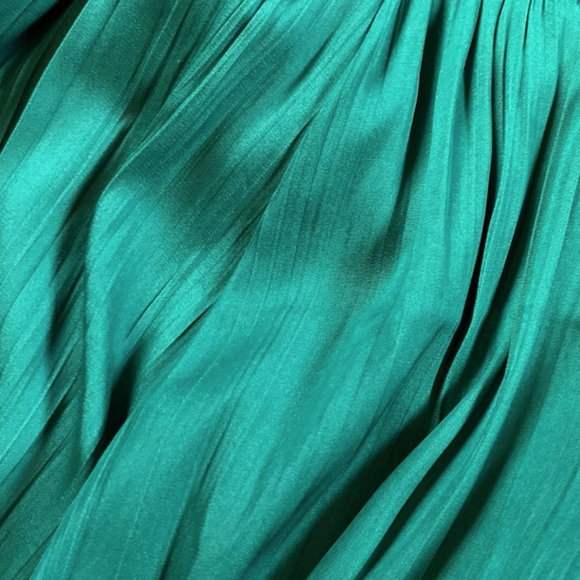 Anthropologie jewel-toned green maxi skirt - Picture 4 of 7